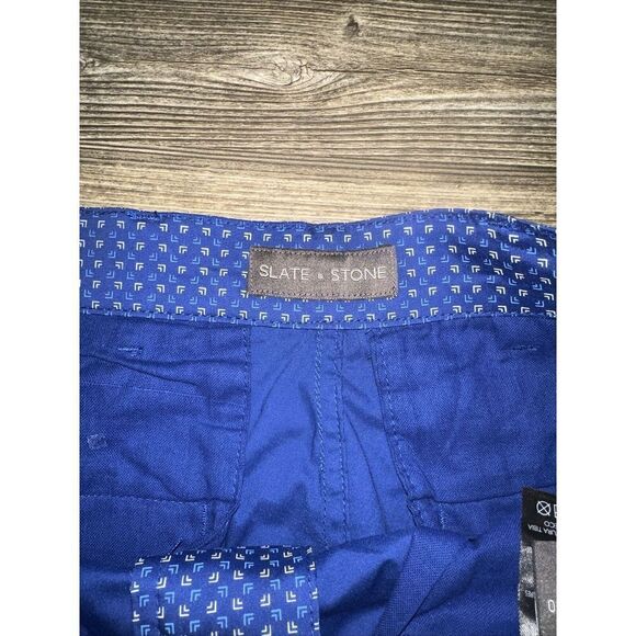 Slate And Stone Shorts Mens W30 Blue Performance  Stretch Outdoors Golf. NWT. V - Picture 5 of 9